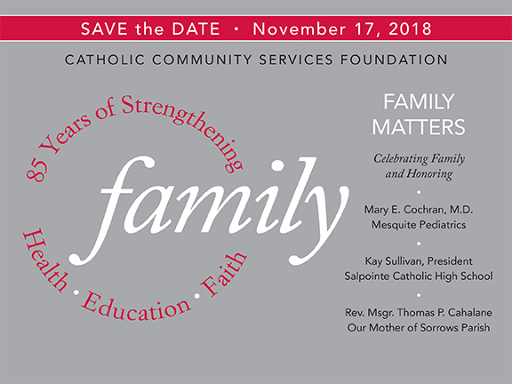 Family Matters 2018 Invite